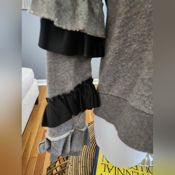 J. CREW Ruffle Sweatshirt - Picture 3 of 3